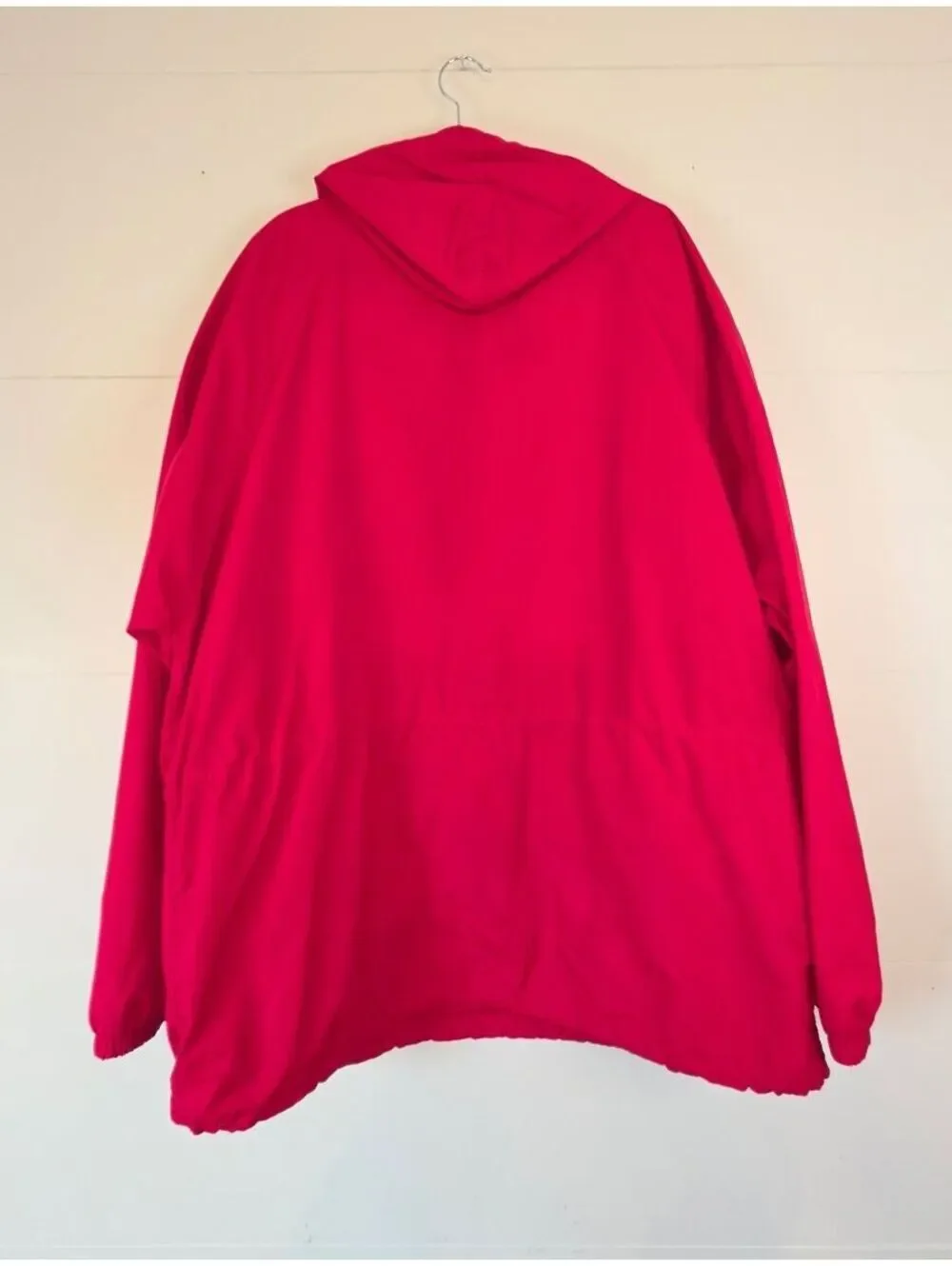 Vintage L.L. Bean Anorak Pullover Jacket Red Packable 90s, Men's XL, #106